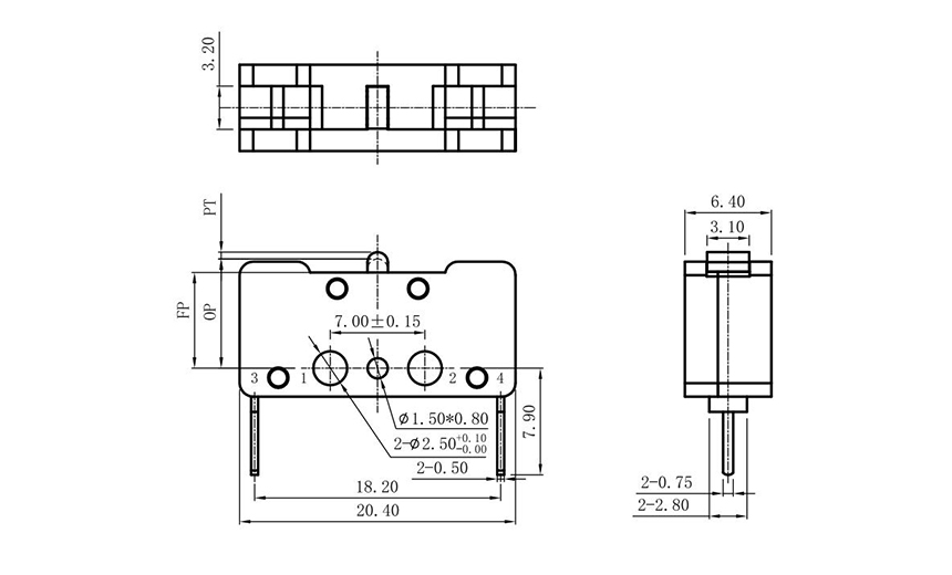 double pole microswitch