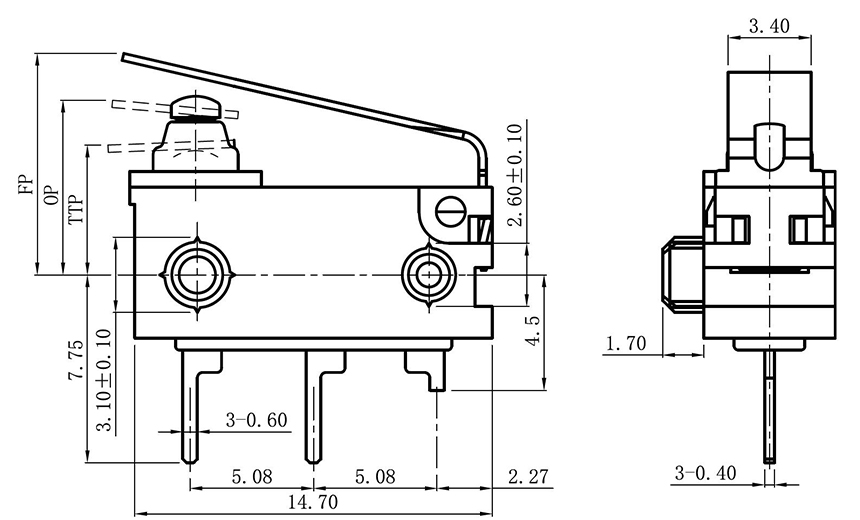 automotive micro switch 6